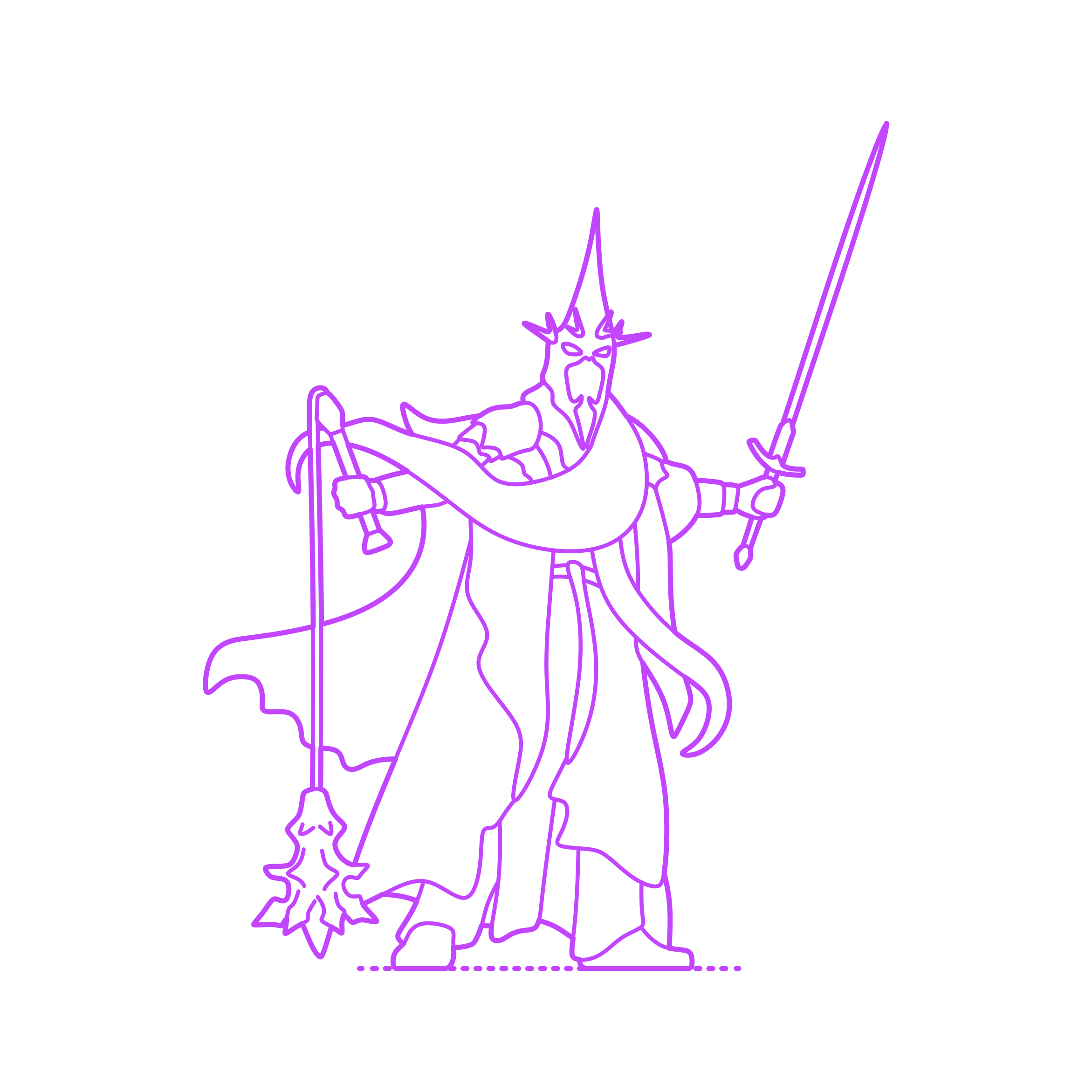 Pop Culture Lord Of The Rings Witch King Of Angmar Outline Icon Svg Set Free Vectors